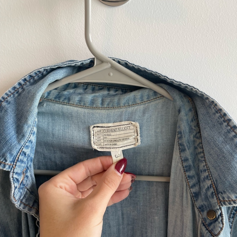 Current Elliot Denim Button-Up Shirt - Picture 4 of 5